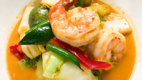 Red Curry Shrimp Spicy