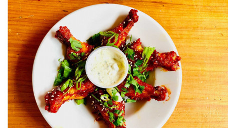 Smokey Honey Mustard Chicken Wings