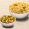 Tamarind Rice With Raita Mix Veg Poriyal