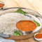 Andhra Rasam With Steamed Rice