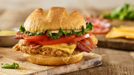 Bacon Smash Crispy Chicken Sandwich