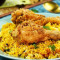 Biryani Rice With Crispy Fried Chicken