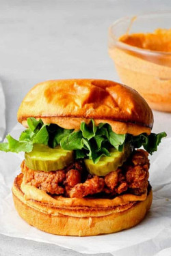 Hot And Sweet Chicken Burger