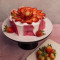 Real Strawberry Cake Eggless [500G]