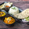 Veg Thali(Paneer, Dal, Dry Veg, Rice, 2 Tandoori Roti, Salad)