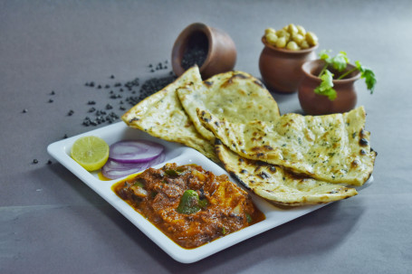 Matar Paneer (2 Pcs) Roti Butter Cold Drink (As Per Availability)