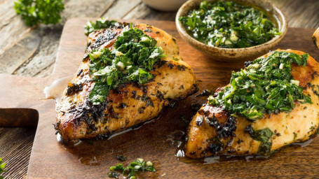 Grilled Chicken Breast With Chimichurri Sauce