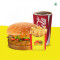 Mac Cheese Burger Fries Large Coke (250Ml)