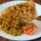 Mater Paneer With 2 Triangle Paratha