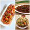 Veg Manchurian (4 Pcs) Chilli Paneer (4 Pcs) Veg Fried Rice (Half)