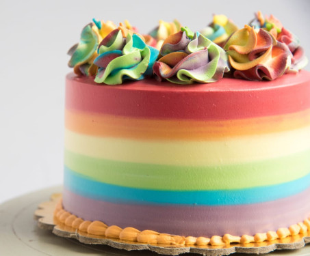 Rainbow Cake (Dark/White)