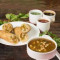 Chicken Spring Roll 6 Pcs Chicken Soup Served With Garlic Sauce Ketchup