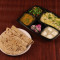 Shahi Paneer Dry Sabji Dal Fry Rice 4 Roti Salad