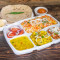 Deluxe Thali (Paneer Sabji, Dal Fry, Sookhi Sabji, Jeera Rice, Butter Roti 4 Pcs,Salad+ Coke +Papad