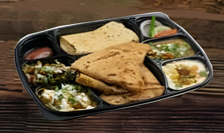 Dal Fry Mixed Sabzi Paneer Butter Masala 4 Tawa Roti Coke Papad Bharwa Achar