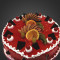 Red Jelly Fresh Fruit Mini Cake