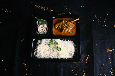 Mutton Curry (1 Piece) Rice