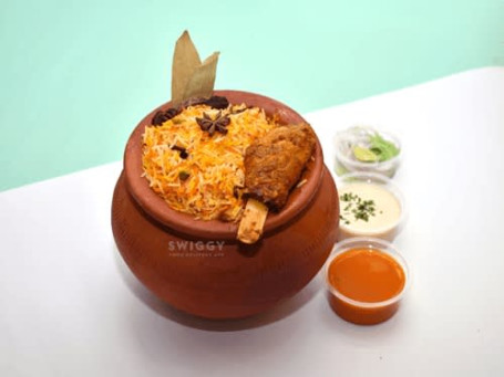 Soya Chap Dum Biryani