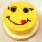 Happy Emoji Pineapple Cake