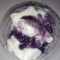 Vanila Ice Cream With Blueberry Crush