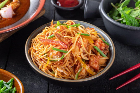 Singapore Style Noodles Chicken [Serves 1-2] [No Msg]