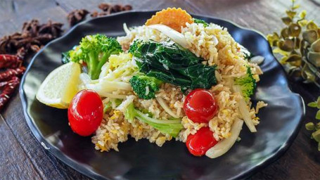 Tofu And Vegetables Fried Rice