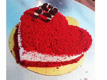 Redvelvet Heart Shape Cake