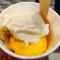 Vanila Ice Cream With Mango Crush Crush