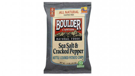 Boulder Kettle Chips Salt Pepper Oz