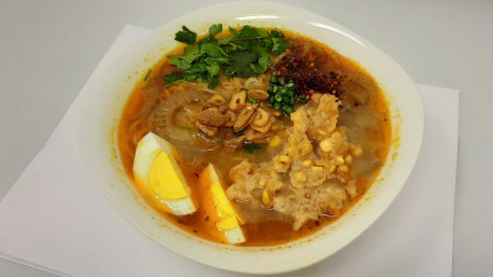 Burmese Rice Noodle Soup