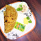 Aloo Paratha (2 Pcs) With Curd, Butter And Pickle