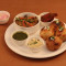 Sattu Baati 4 Pcs Chokha Special Vinegar Onion Bharwa Achar Hari Chutney Tomoto Chutney