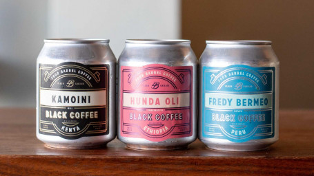 Barrel Cold Coffee Cans
