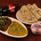 Special Bhindi Masala Dal Fry 4 Tawa Roti Onion Achar