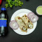 Veg Chicken Tikka Roll With Cold Drink(300Ml)