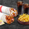 (Server 2) Pølse Wrap Bhuna Kylling Wraps Fries måltid