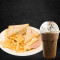 Cold Coffee With Cheese Chutney Sandwich And Masala Fries