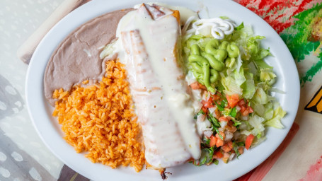 Steak Or Grilled Chicken Chimichanga
