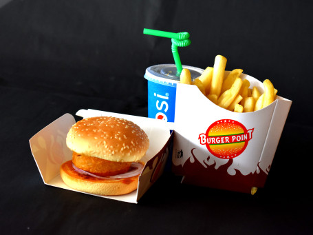 Aloo Tikki Burger Cold Drink(250Ml) Small Fries