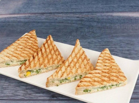Cheese Corn Grilled Brown Sandwich (4 Pcs)