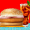 1 Crunchy Chicken Burger With Lemon Ice Tea