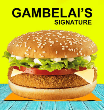 Gumbelai's Signature Veg Paneer Cheese Burger