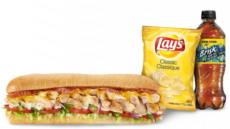 Chicken And Bacon Ranch Melt Sub Combo