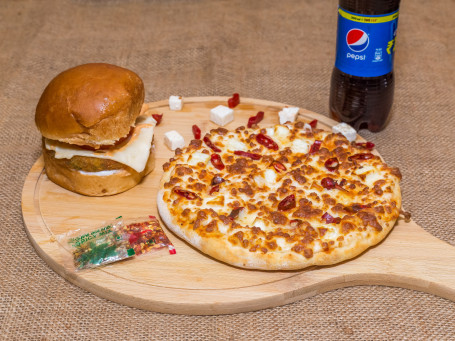 King Burger Pizza Cold Drink Combo