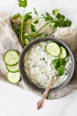 Falahari Ccucumber Raita