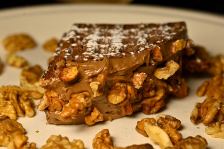 Nutty fudge brownie walnut original waffle