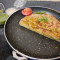 1 Aloo Cheese Paratha Served With Green Chutney