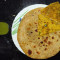 1 Gobhi Paratha Served With Green Chutney