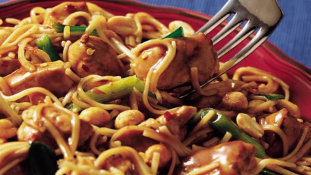 Chicken Chilli Garlic Noodles With Kung Pao Chicken