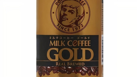 POKKA Milk Coffee, Gold, Real Brewed